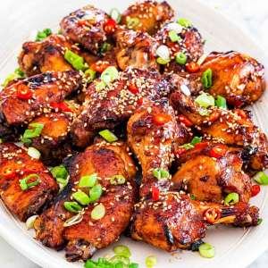 Sticky Chinese Sauce Chicken Wings