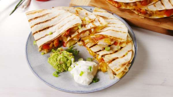 Grilled Chicken Quesadillas