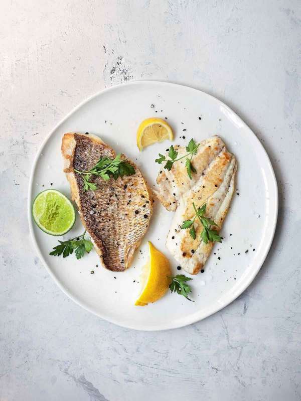 Pan-Seared Rock Cod or Sea Bream or Snapper