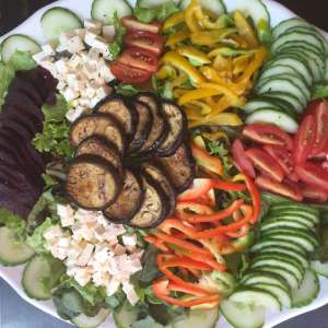 Feta, Arugula, Bacon and Roasted Beets Salad