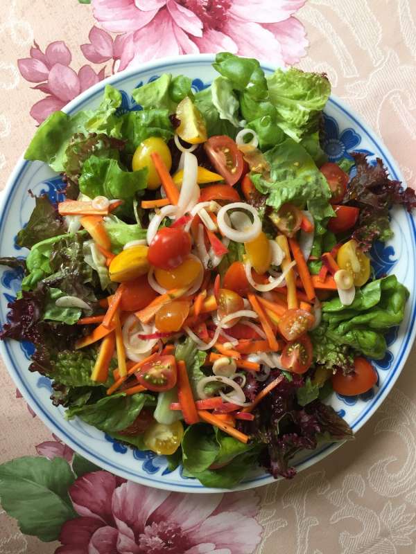 Colorful Green Salad