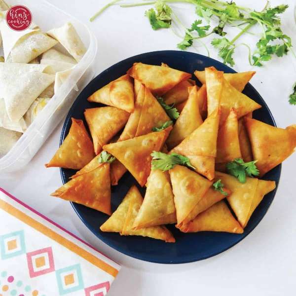 Feta Cheese & Coriander Samosas