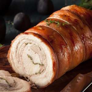 Stuffed & Rolled Slow Roasted Porchetta (2.5kg Pork-Belly)