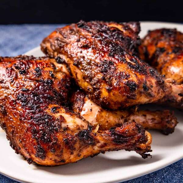 Grilled Jamaican Jerk Chicken Legs