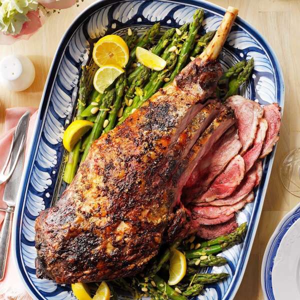 Choice Herb & Garlic Rubbed Slow Roasted Leg of Lamb (2.5-3kg)