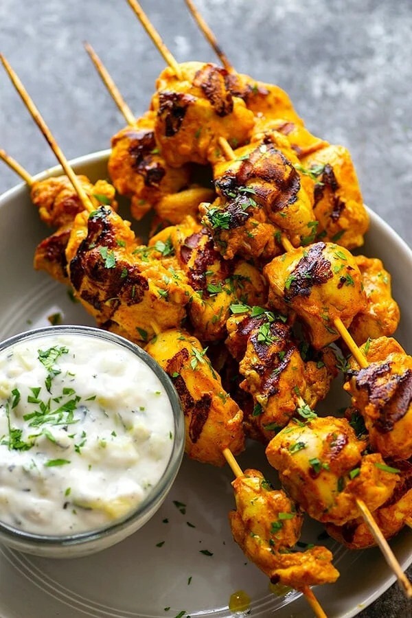 Tandoori Chicken Skewers