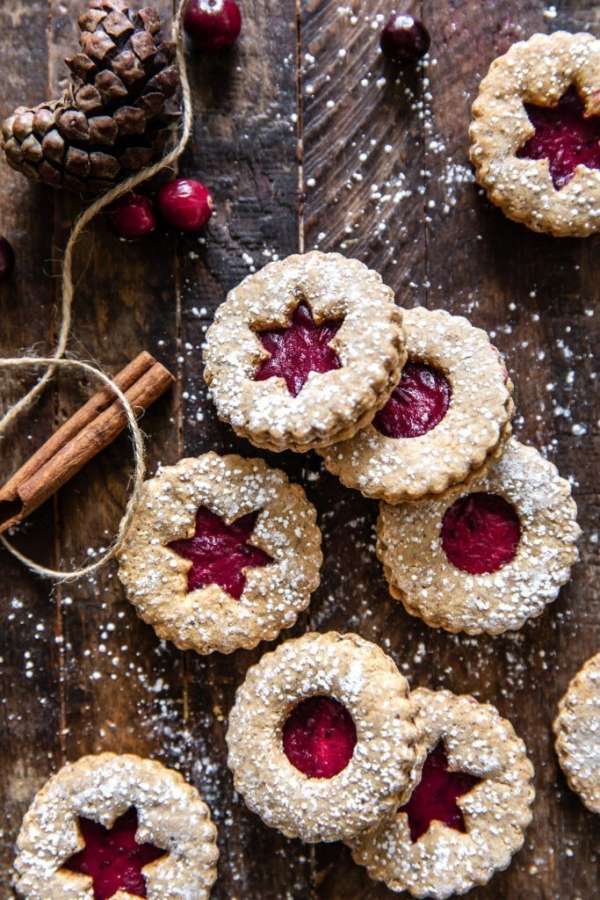 Linzer cookies