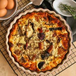 Roasted Vegetable Quiche