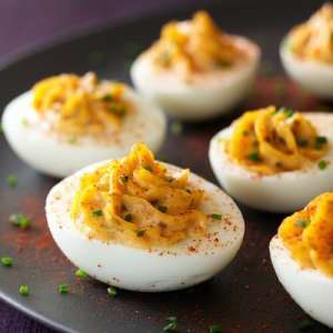 Spicy Deviled Eggs