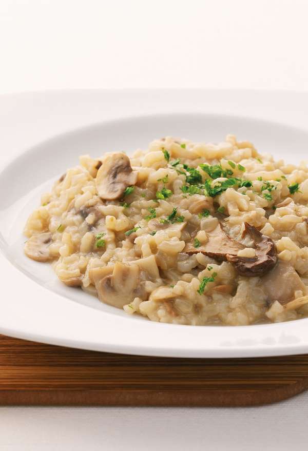 Saffron Mushroom Risotto