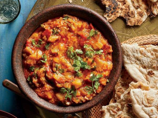 Zaalouk(Eggplant and Tomato Salad or Dip)