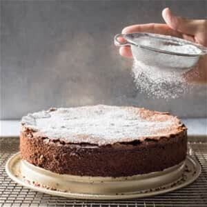 Torta Caprese (Chocolate Almond Torte) Gluten Free,