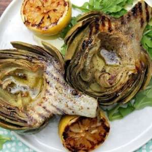 Garlic Roasted Artichokes