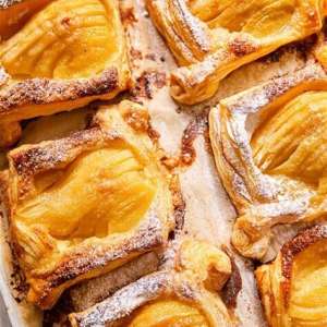 Salted Caramel Pear Tarts