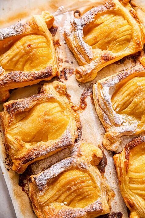 Salted Caramel Pear Tarts