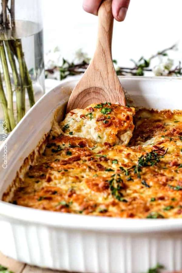 Scalloped Sweet Potatoes w/Gruyere